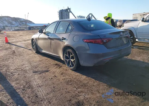 2021 Alfa Romeo Giulia Ti Awd from USA, damaged, VIN ZARFANBN4M7644178